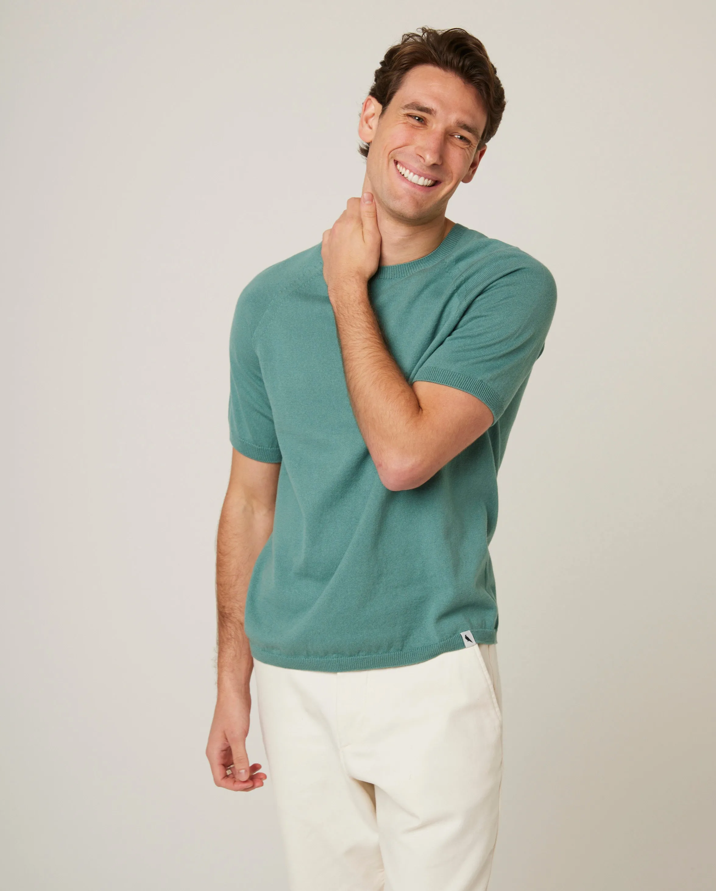 Knitted Cotton T-shirt sold by Peregrine product image thumbnail 4