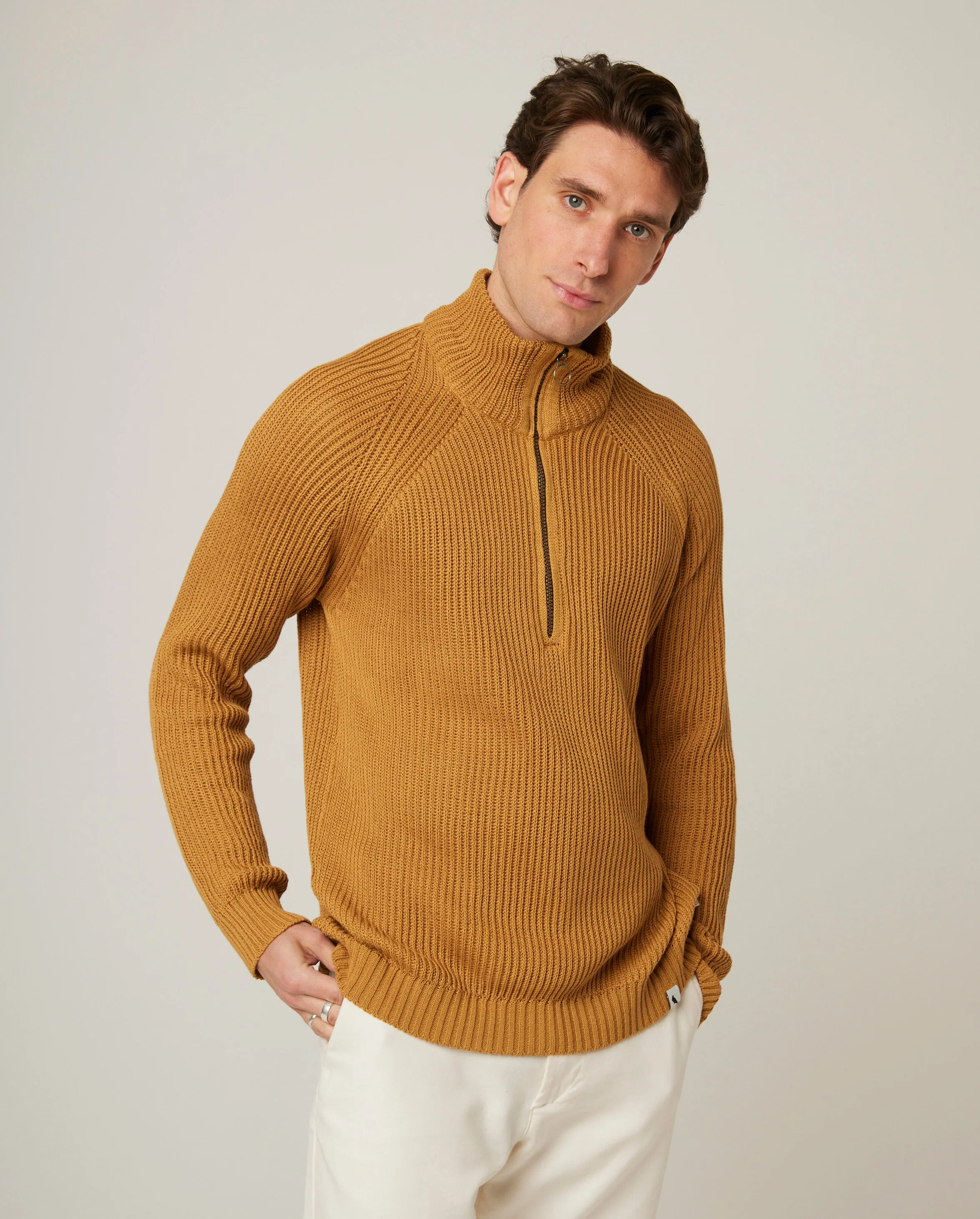 Felix Quarter Zip Jumper sold by Peregrine product image thumbnail 4