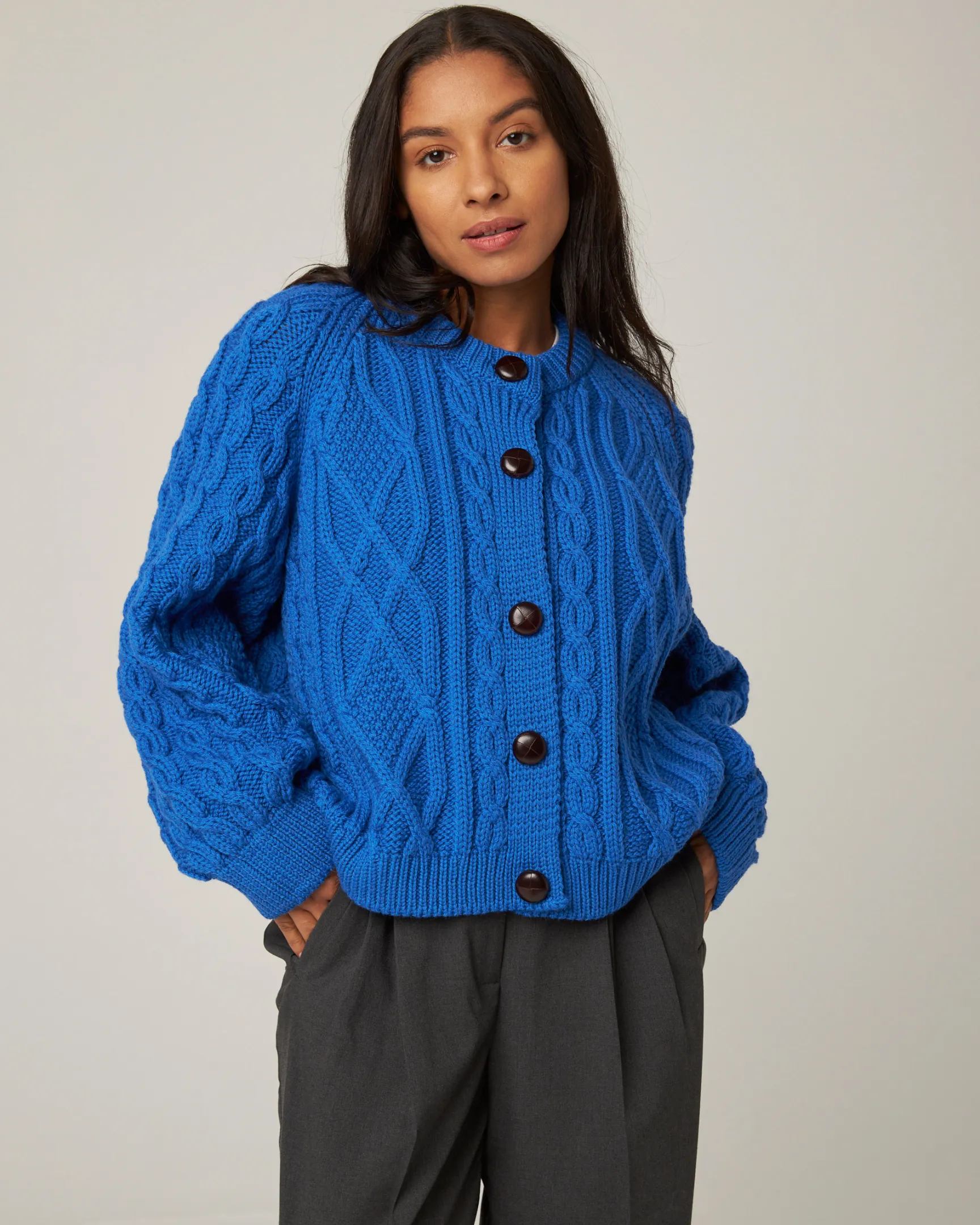 Beckett Cable Knit Cardigan sold by Peregrine product image thumbnail 4
