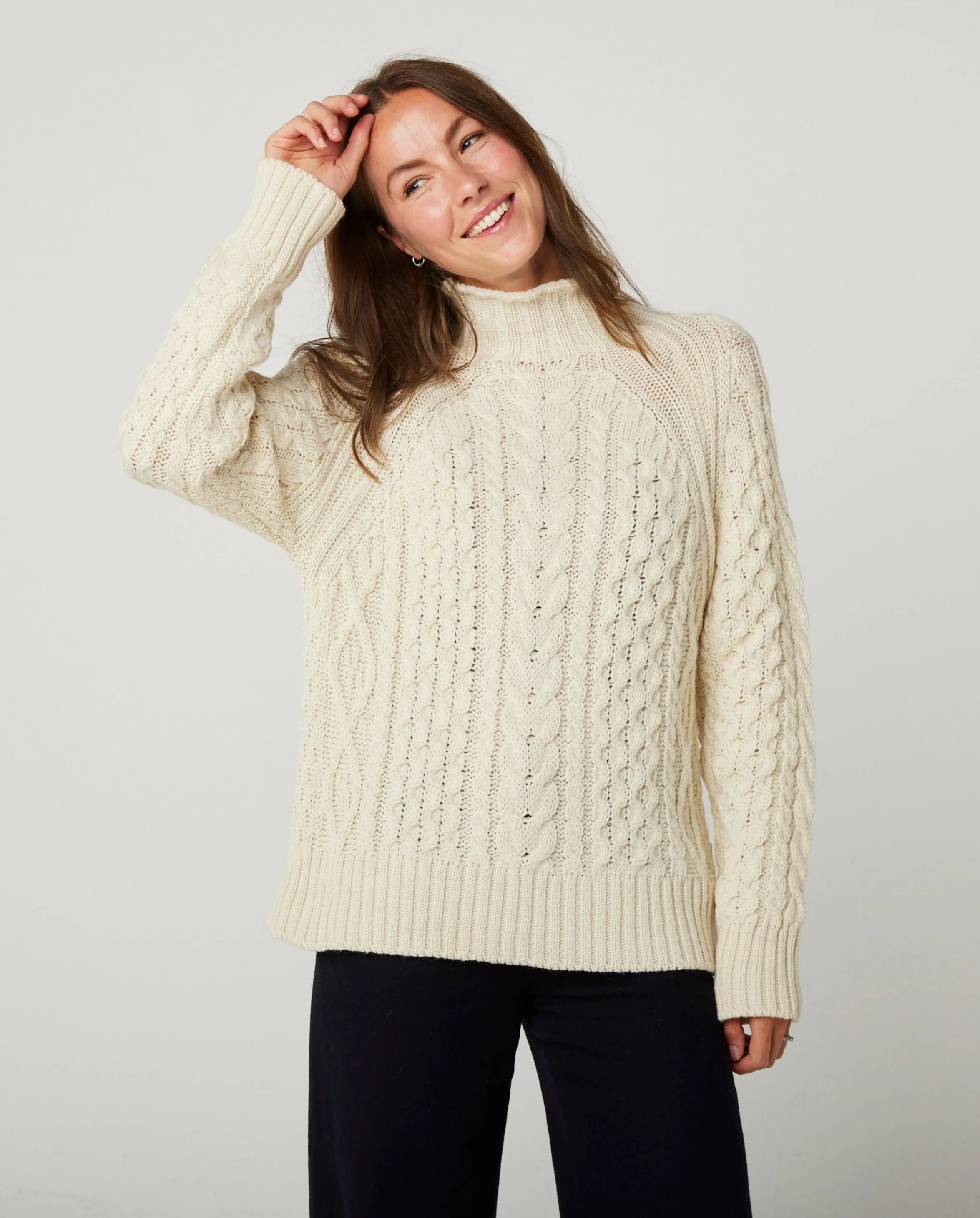 Sophie Cable Knit Jumper sold by Peregrine product image thumbnail 2