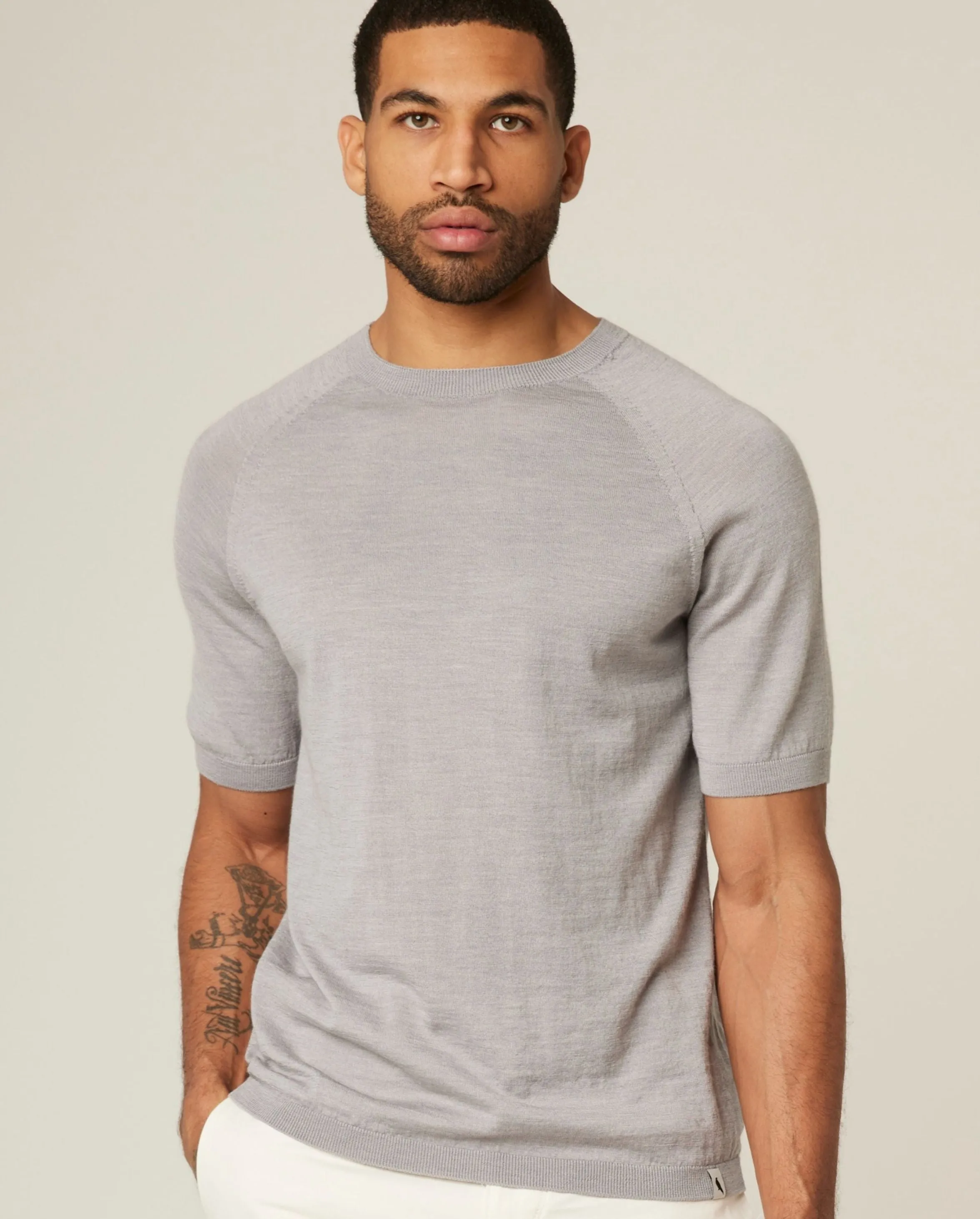 Knitted Wool T-Shirt sold by Peregrine product image thumbnail 4