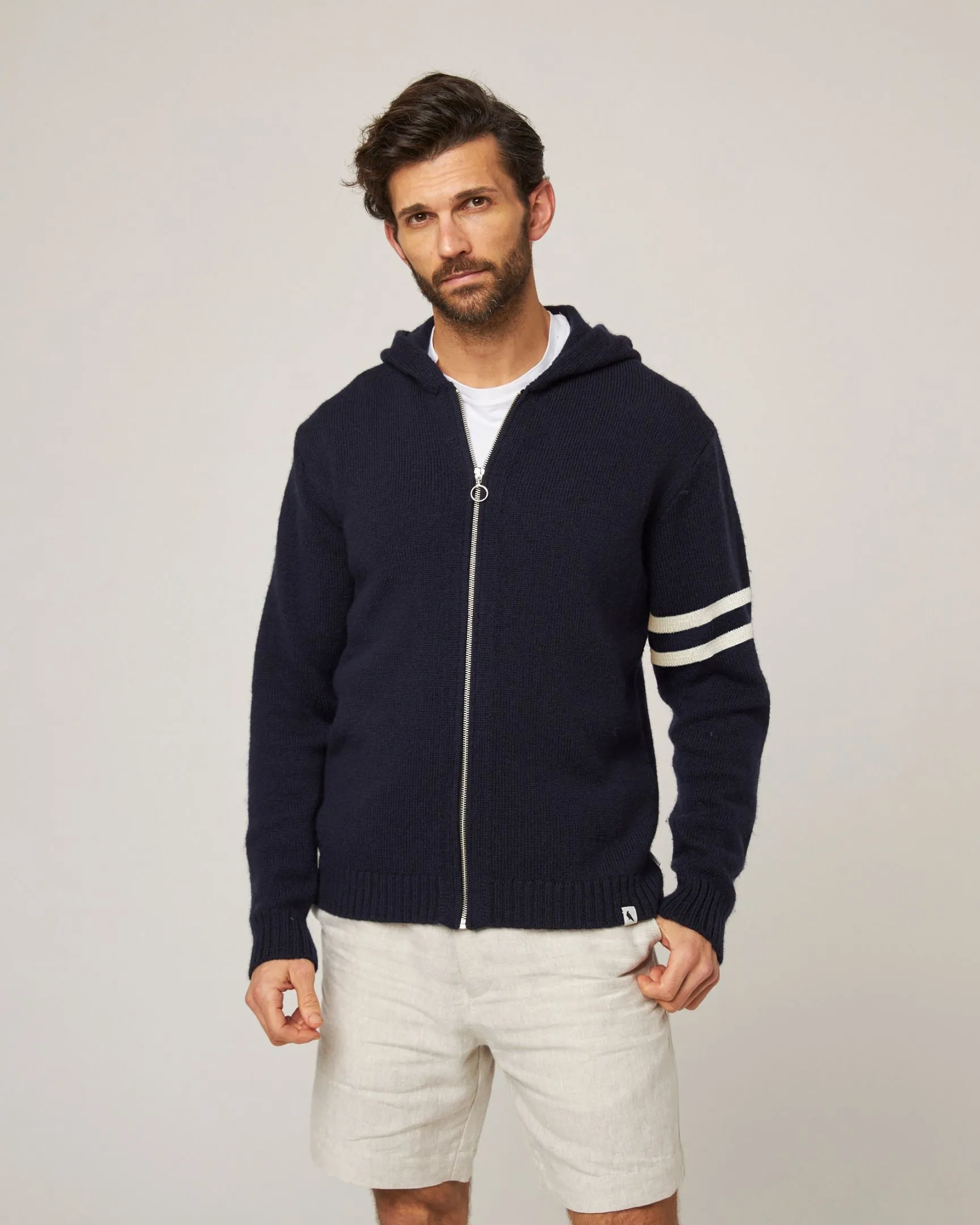 Varsity Knitted Hoodie sold by Peregrine product image thumbnail 2