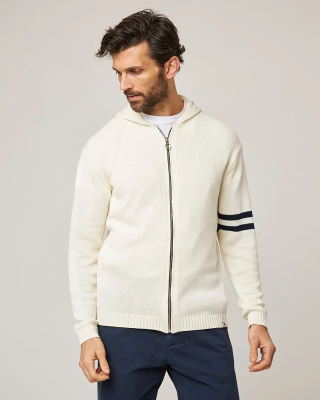 Varsity Knitted Hoodie sold by Peregrine