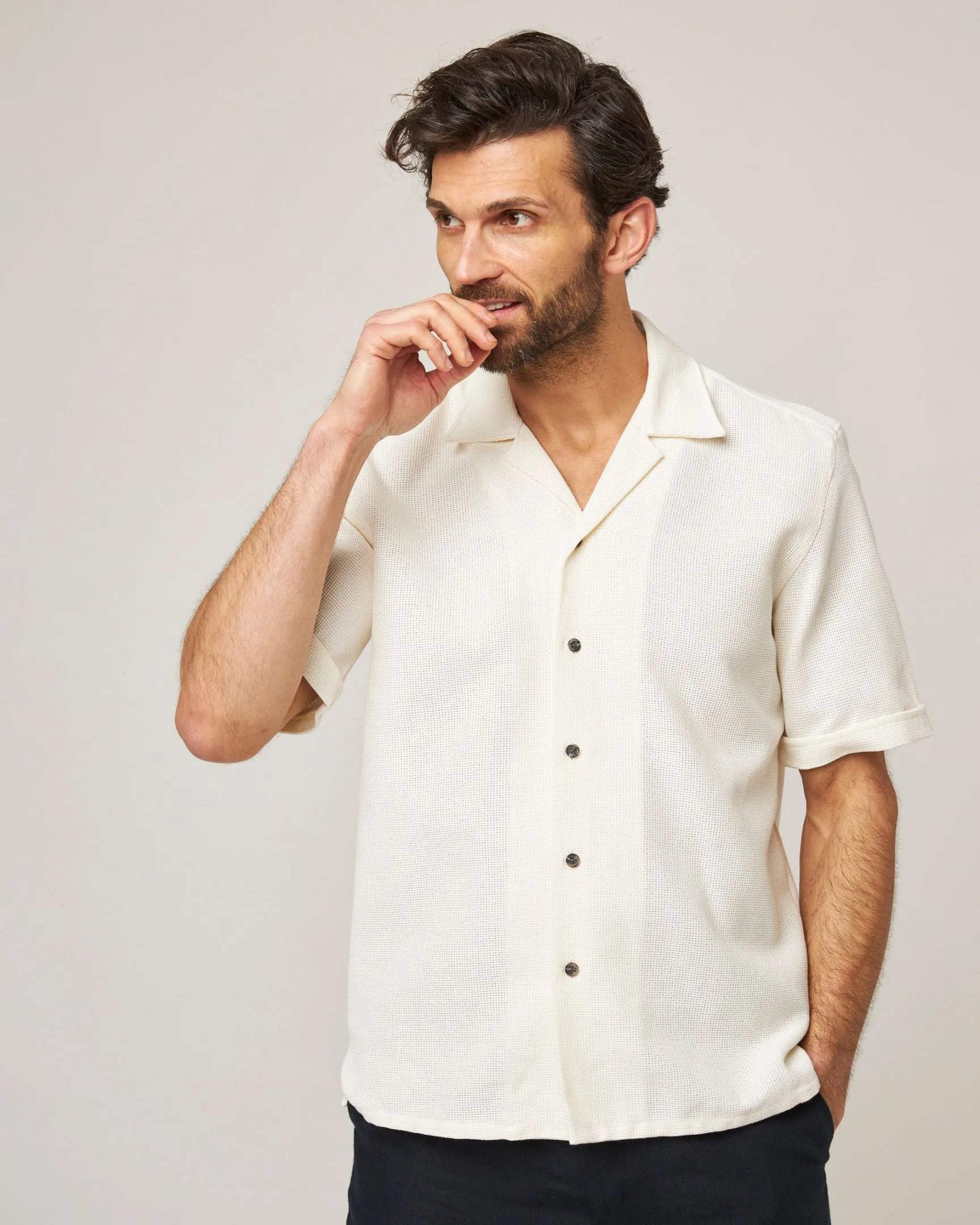 Quay Cuban Collar Shirt sold by Peregrine product image thumbnail 4