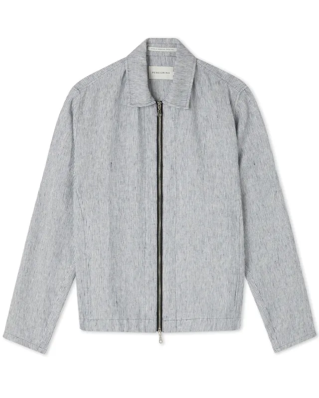 Windsor Linen Bomber Jacket sold by Peregrine