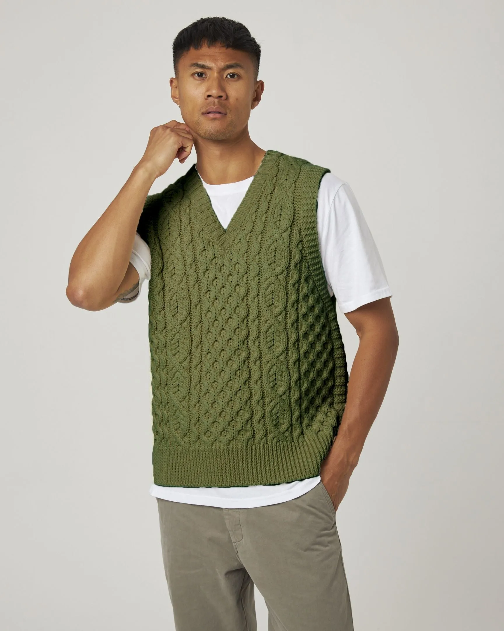 Hudson Aran Vest sold by Peregrine product image thumbnail 5