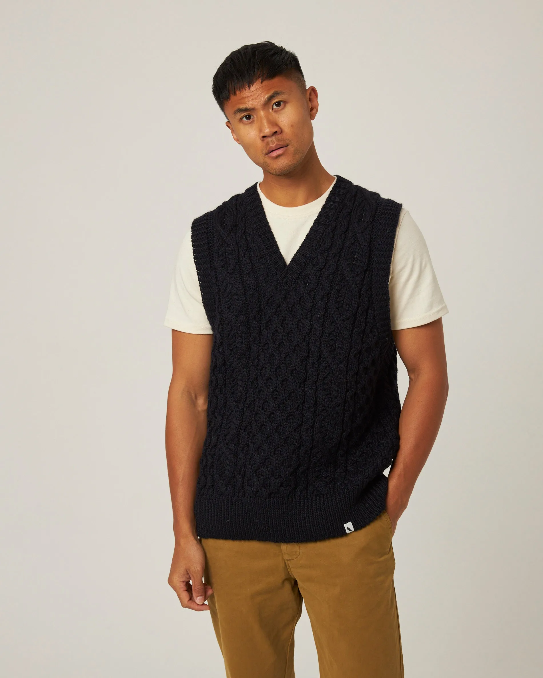 Hudson Aran Vest sold by Peregrine product image thumbnail 3