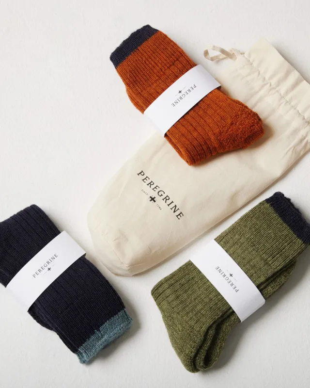 British Wool Boot Socks Set sold by Peregrine