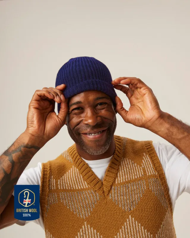 British Wool Anderson Beanie made by Peregrine
