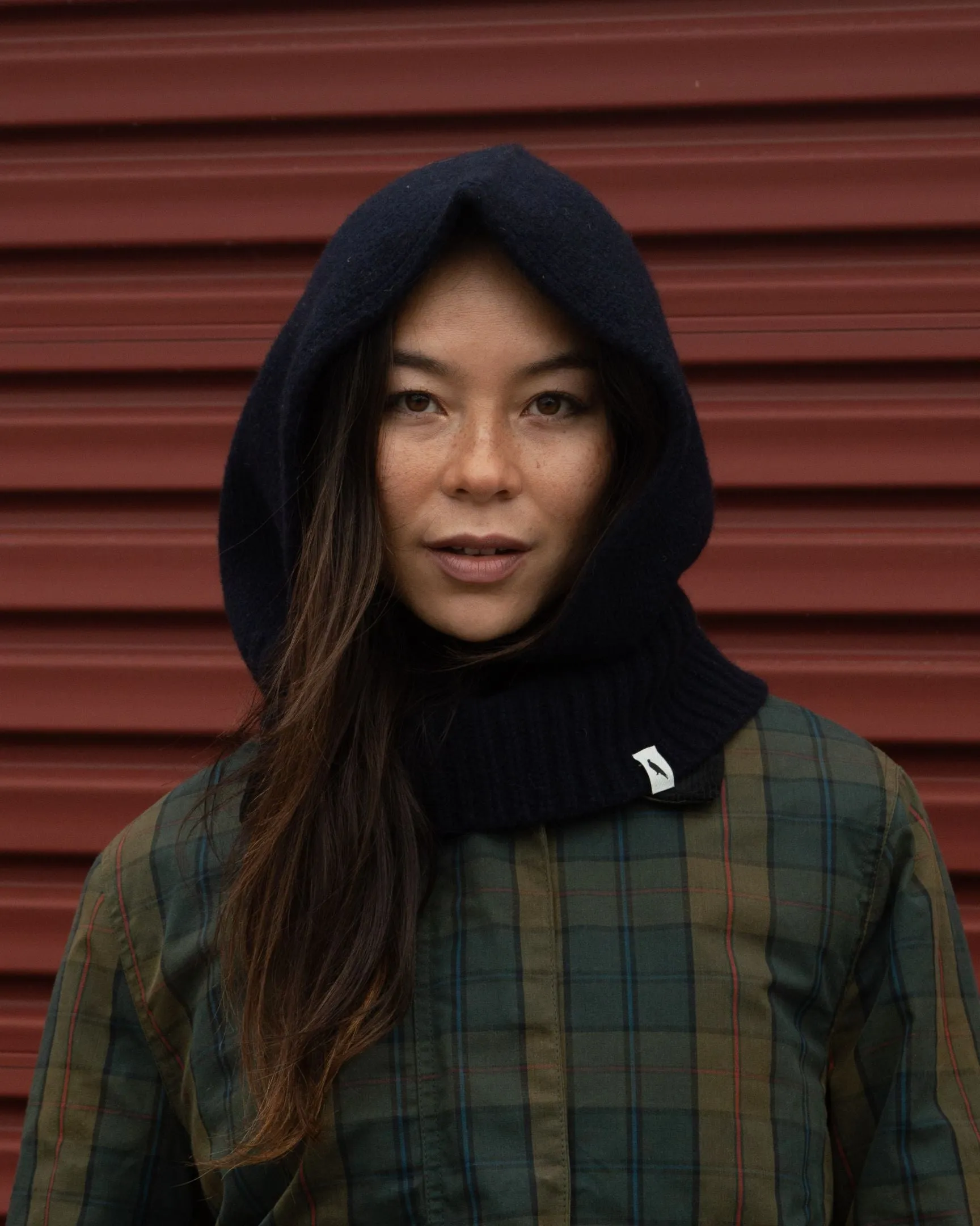 Avening Knitted Hood sold by Peregrine