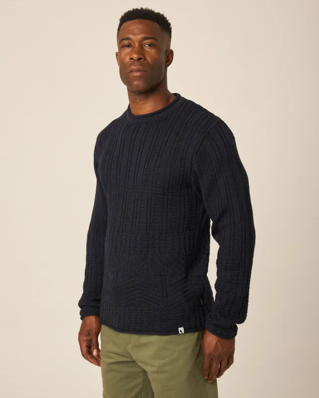 Marina Crew Jumper made by Peregrine