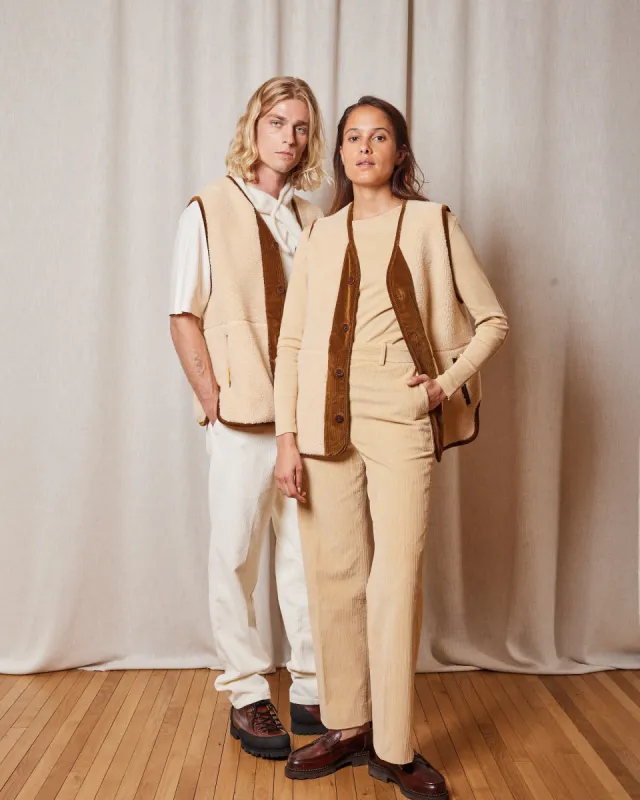 VESTE TROY CREAM - BROWN made by Homecore