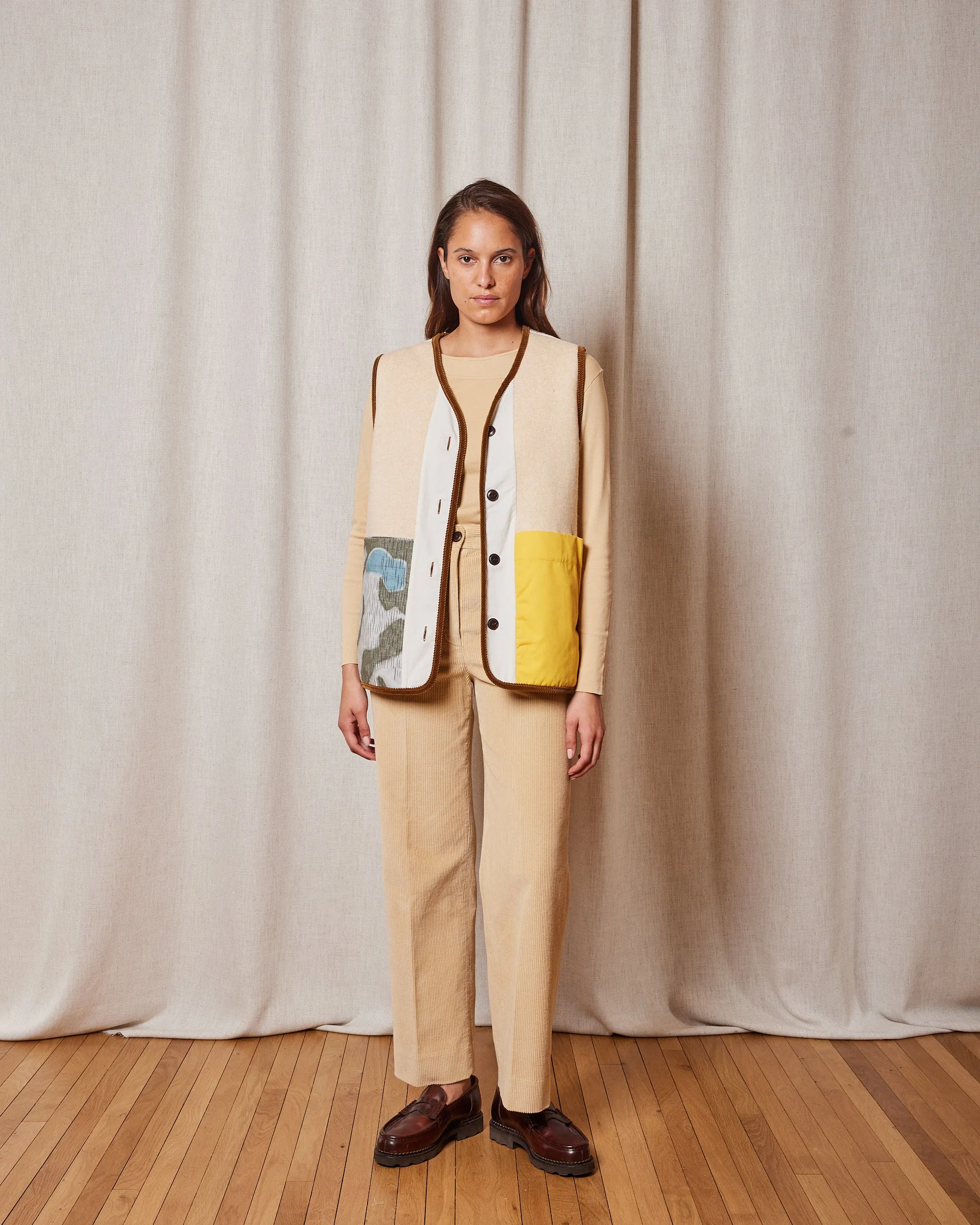 VESTE TROY CREAM - BROWN sold by Homecore product image thumbnail 5