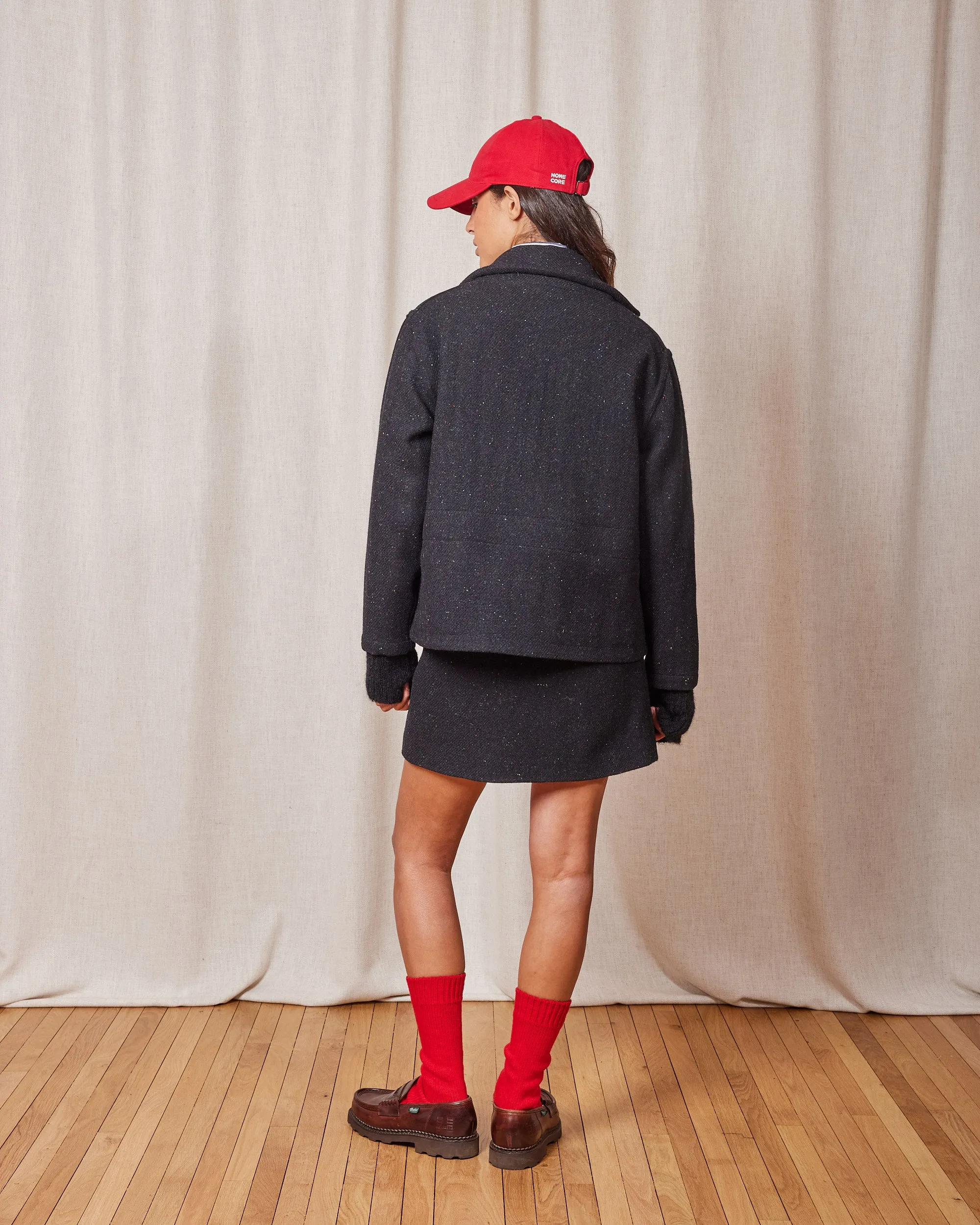 VESTE ASZA HARRIS TWEED BLACK - MULTI sold by Homecore product image thumbnail 4