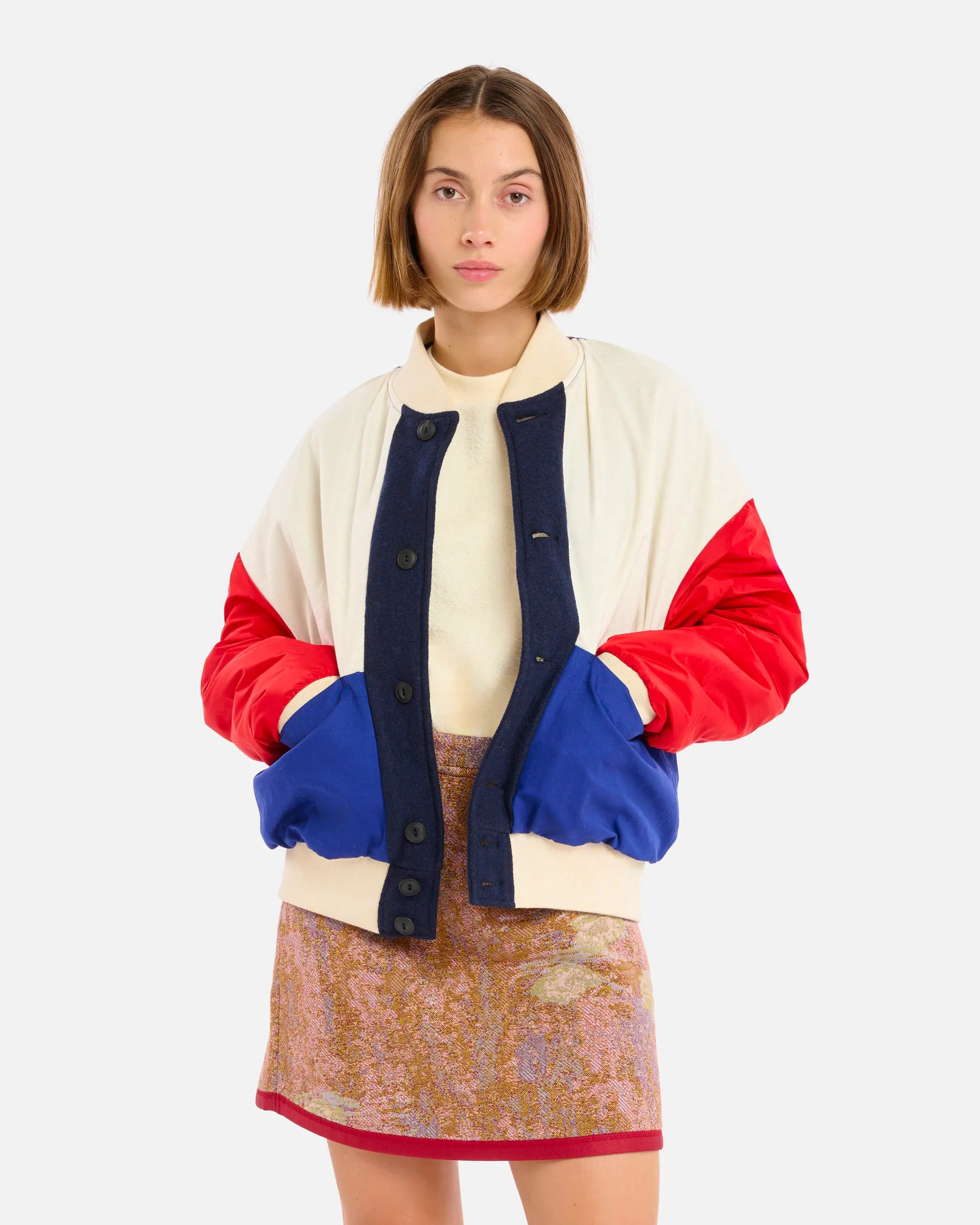 VESTE GAMMA WOOLLY BLUE-CREAM sold by Homecore product image thumbnail 2