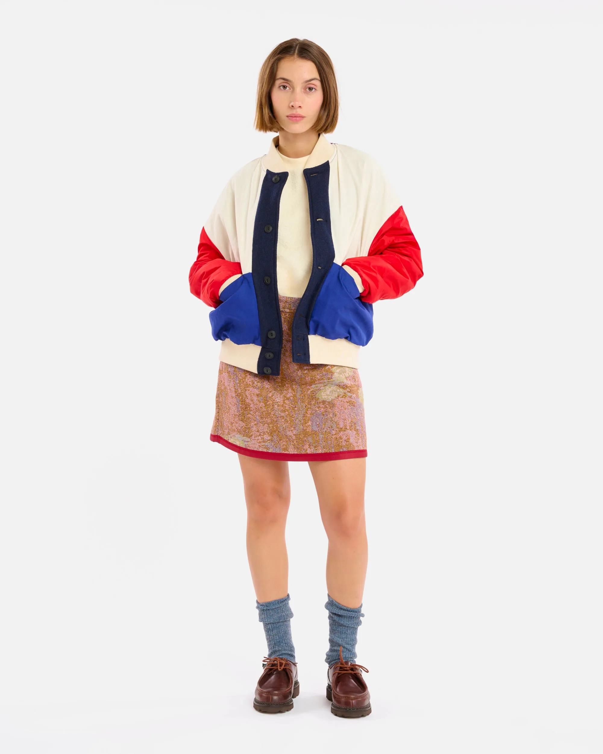 VESTE GAMMA WOOLLY BLUE-CREAM sold by Homecore product image thumbnail 5