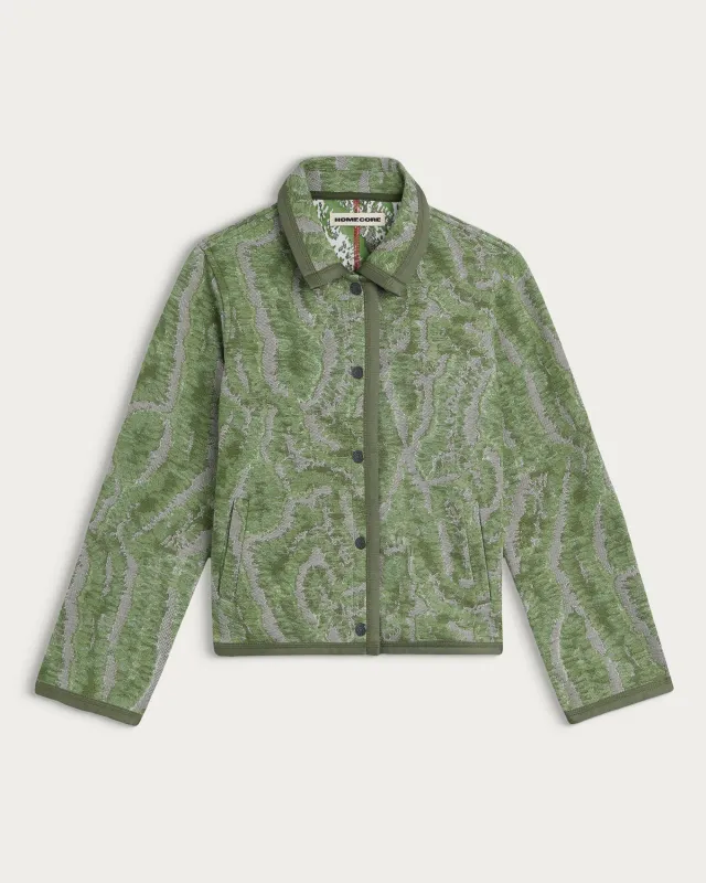 VESTE MIA CORAL GREEN MULTI made by Homecore