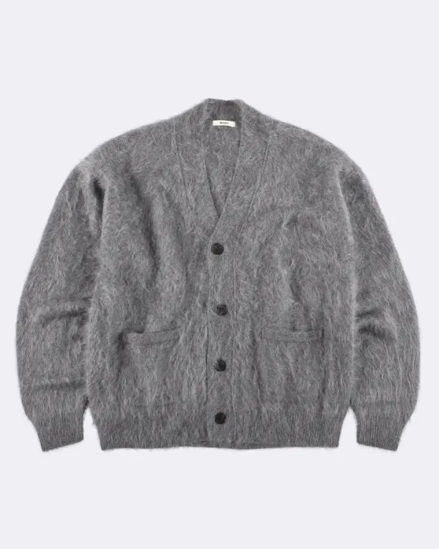 Long Hair Cashmere Cardigan sold by Anonymous Ism