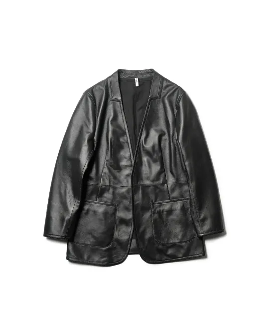 COLLARLESS SINGLE JACKET - Womens sold by Anonymous Ism
