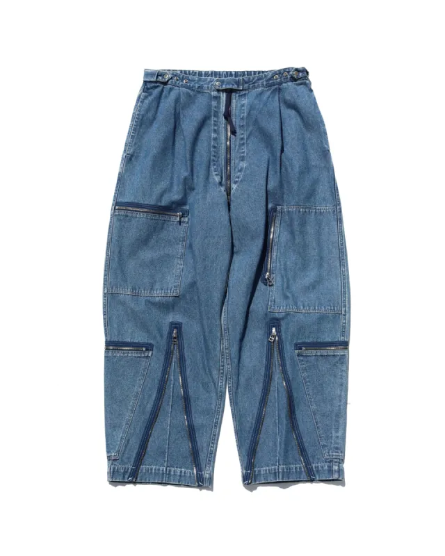 Deadstock Denim Flight Pants sold by Anonymous Ism