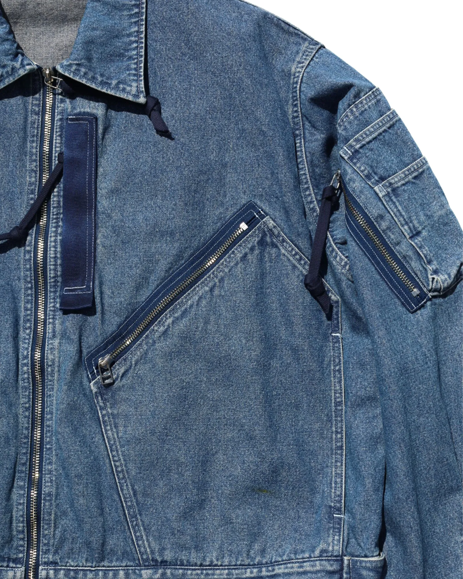 Deadstock Denim Flight Jacket sold by Anonymous Ism product image thumbnail 2