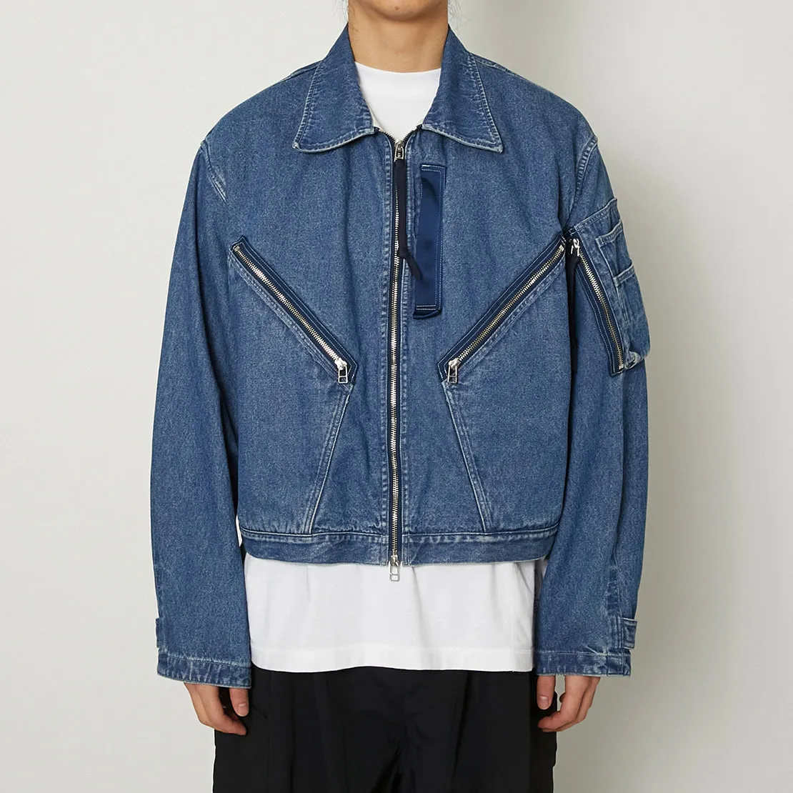 Deadstock Denim Flight Jacket sold by Anonymous Ism product image thumbnail 4
