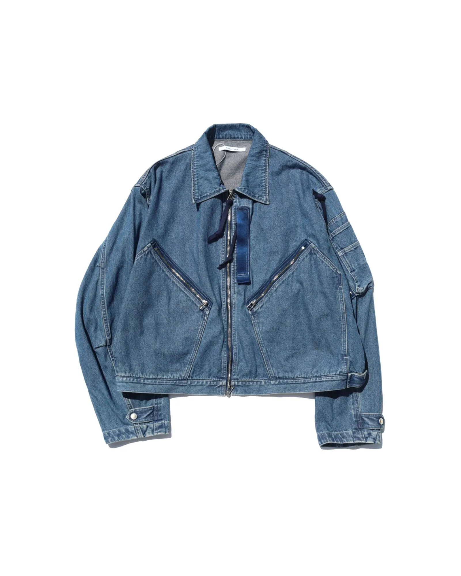 Deadstock Denim Flight Jacket sold by Anonymous Ism