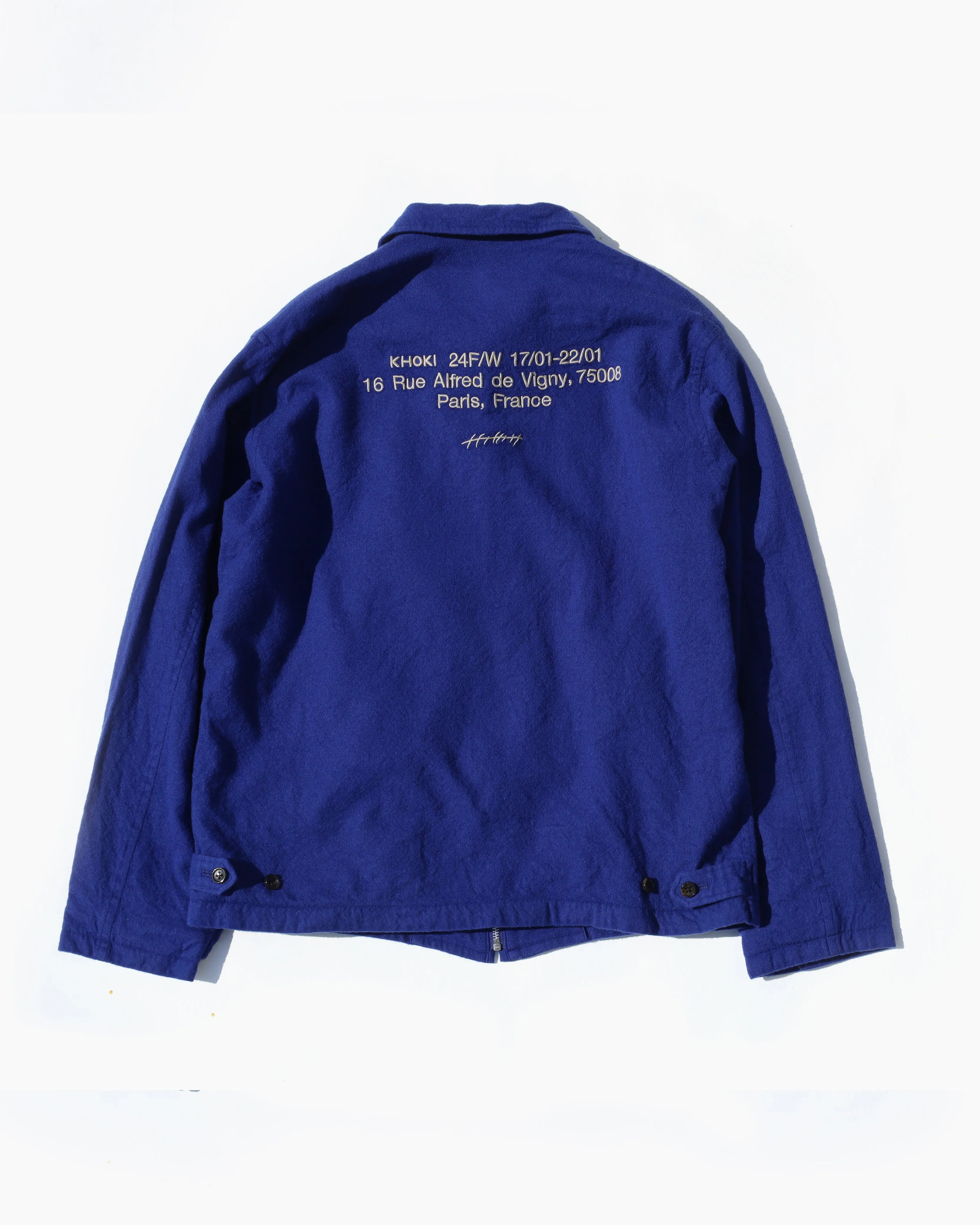 Washed Wool Zip Up Jacket sold by Anonymous Ism product image thumbnail 3