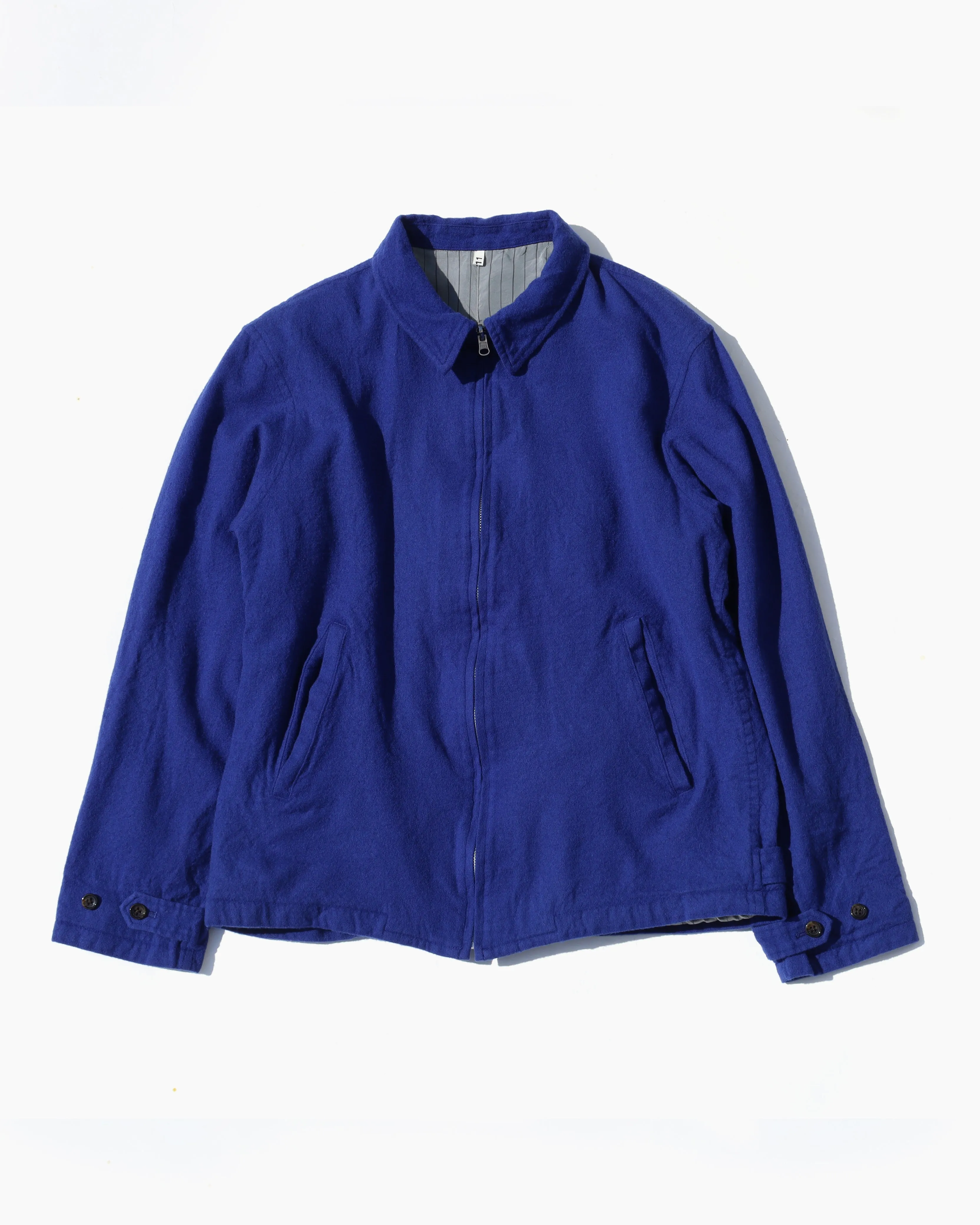 Washed Wool Zip Up Jacket sold by Anonymous Ism