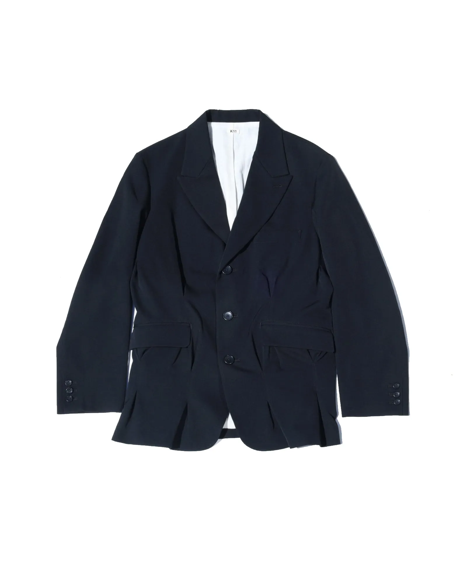 Pleat-detail Single-Breasted Jacket sold by Anonymous Ism