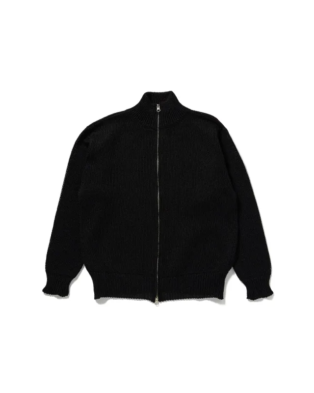 Paperyarn Zip-up Sweater made by Anonymous Ism