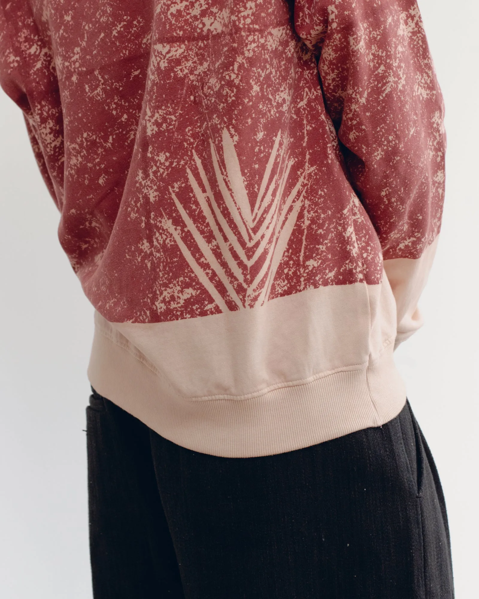 BLOCKED PRINTED SWEATSHIRT sold by Anonymous Ism product image thumbnail 3