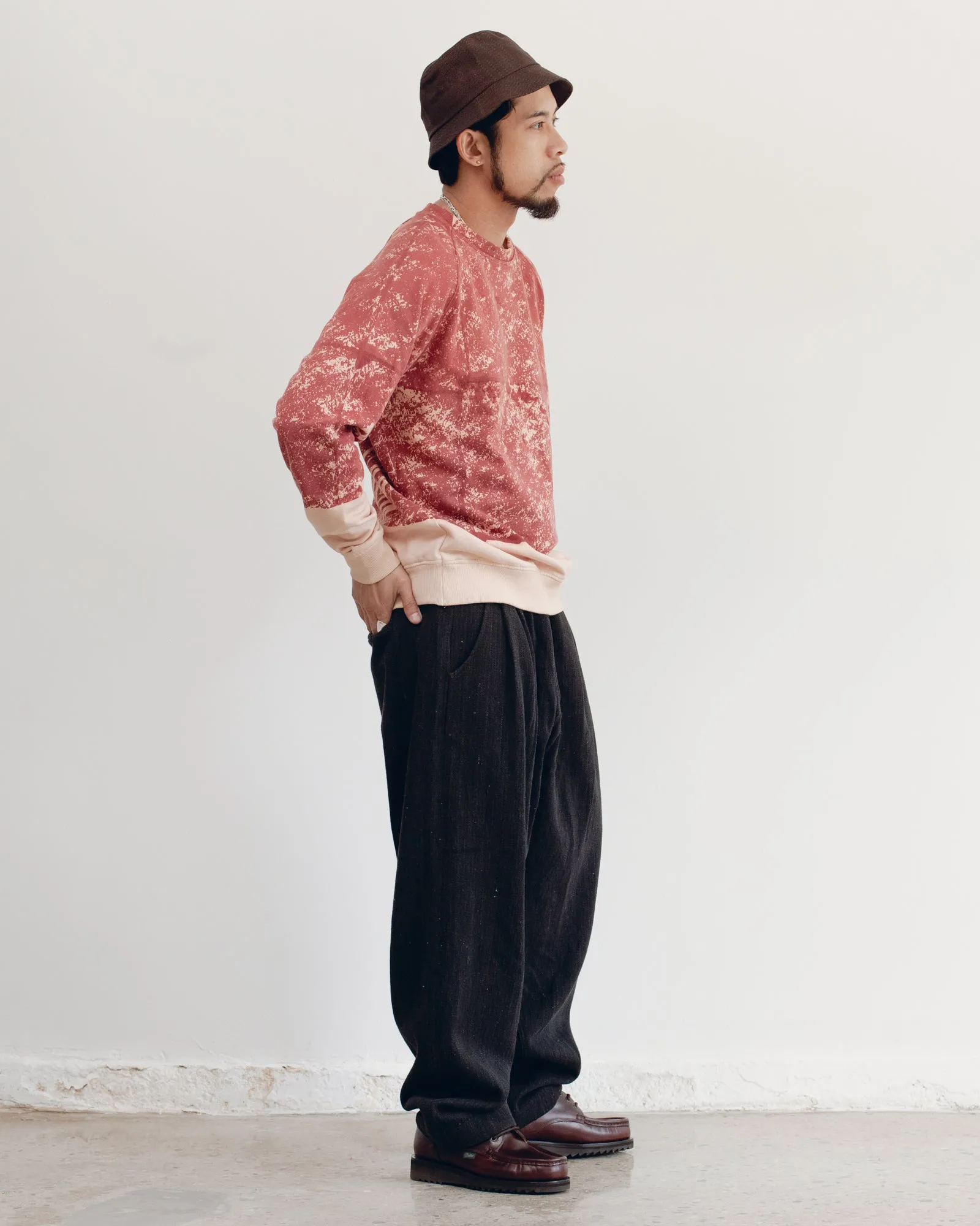 BLOCKED PRINTED SWEATSHIRT sold by Anonymous Ism product image thumbnail 5