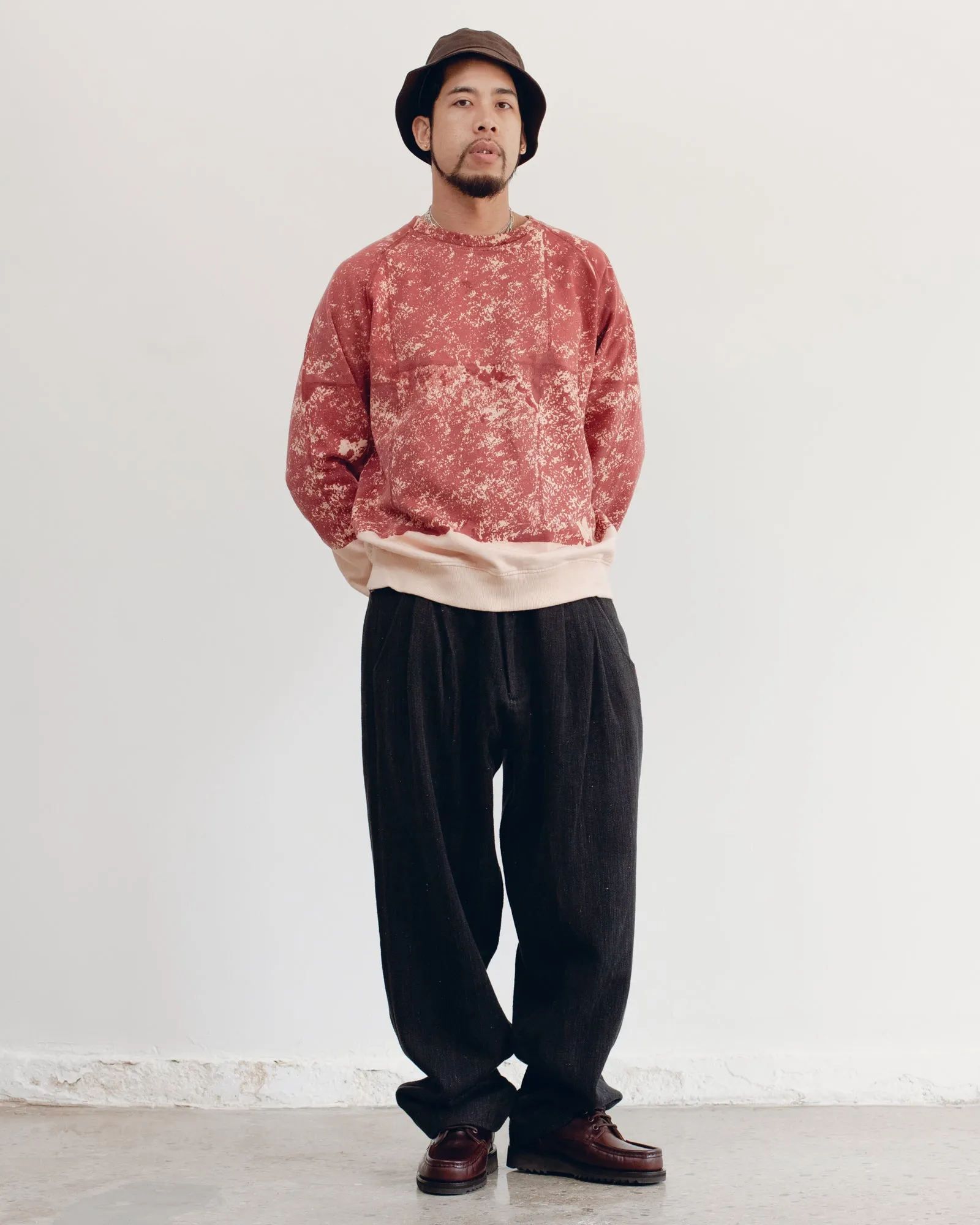 BLOCKED PRINTED SWEATSHIRT sold by Anonymous Ism product image thumbnail 4