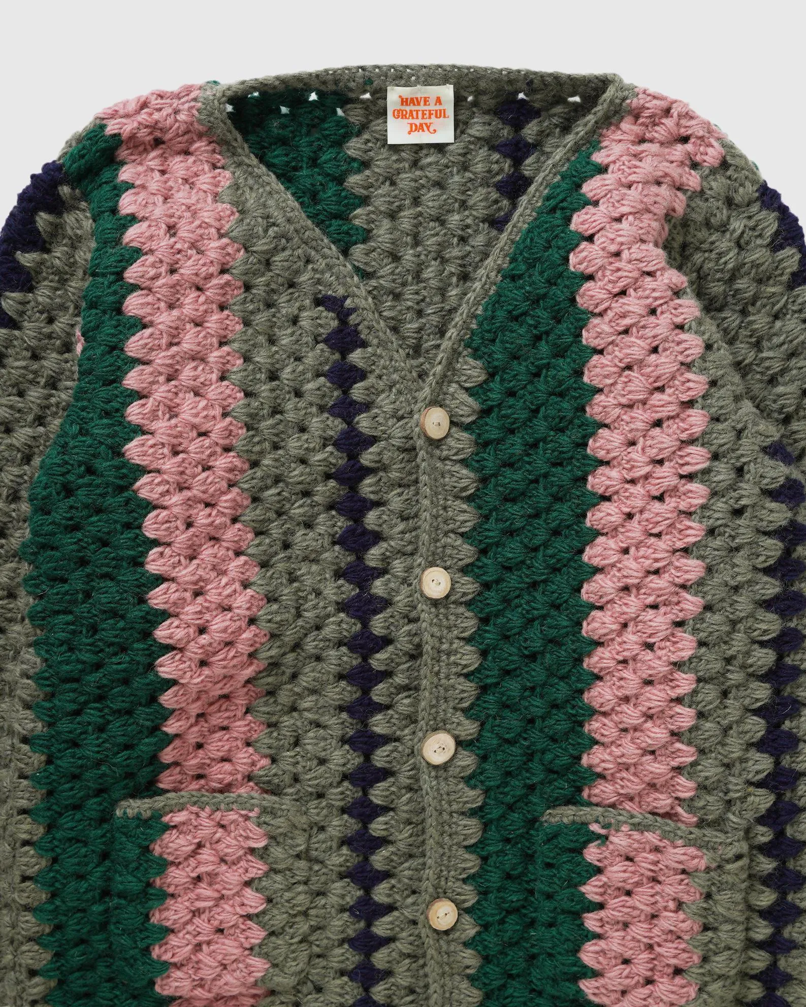 GOHEMP CROCHET Hand Knit Cardigan sold by Anonymous Ism product image thumbnail 4