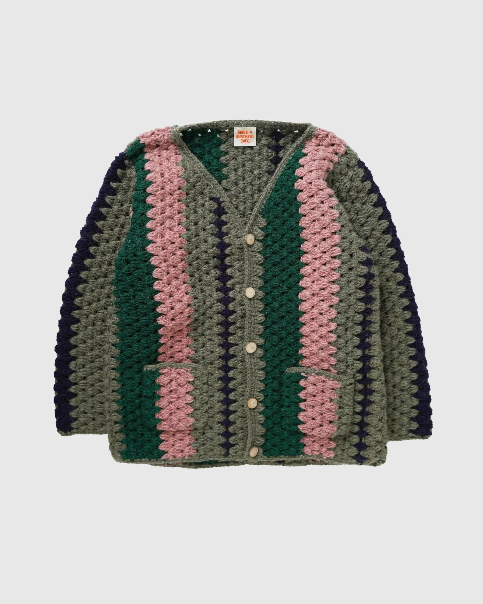 GOHEMP CROCHET Hand Knit Cardigan sold by Anonymous Ism