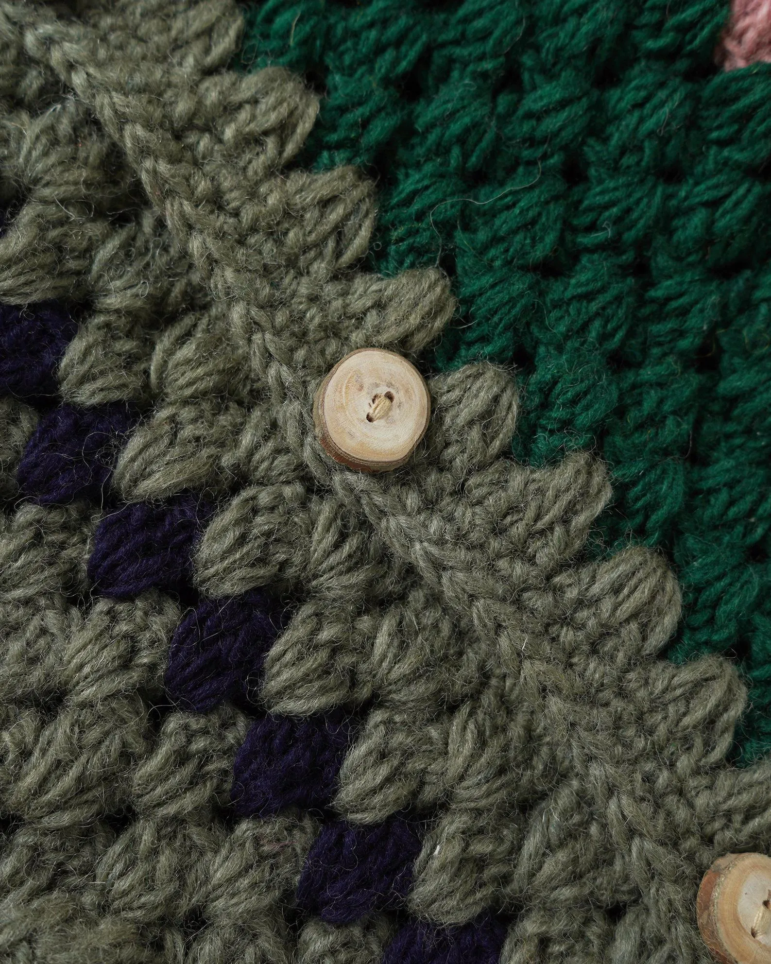 GOHEMP CROCHET Hand Knit Cardigan sold by Anonymous Ism product image thumbnail 2