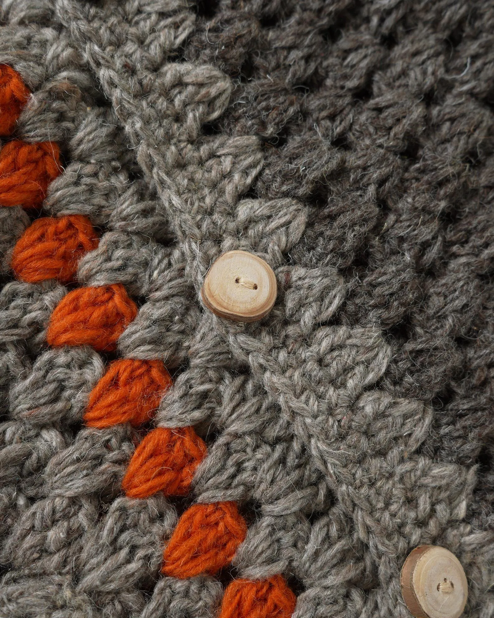 GOHEMP CROCHET Hand Knit Cardigan sold by Anonymous Ism product image thumbnail 3