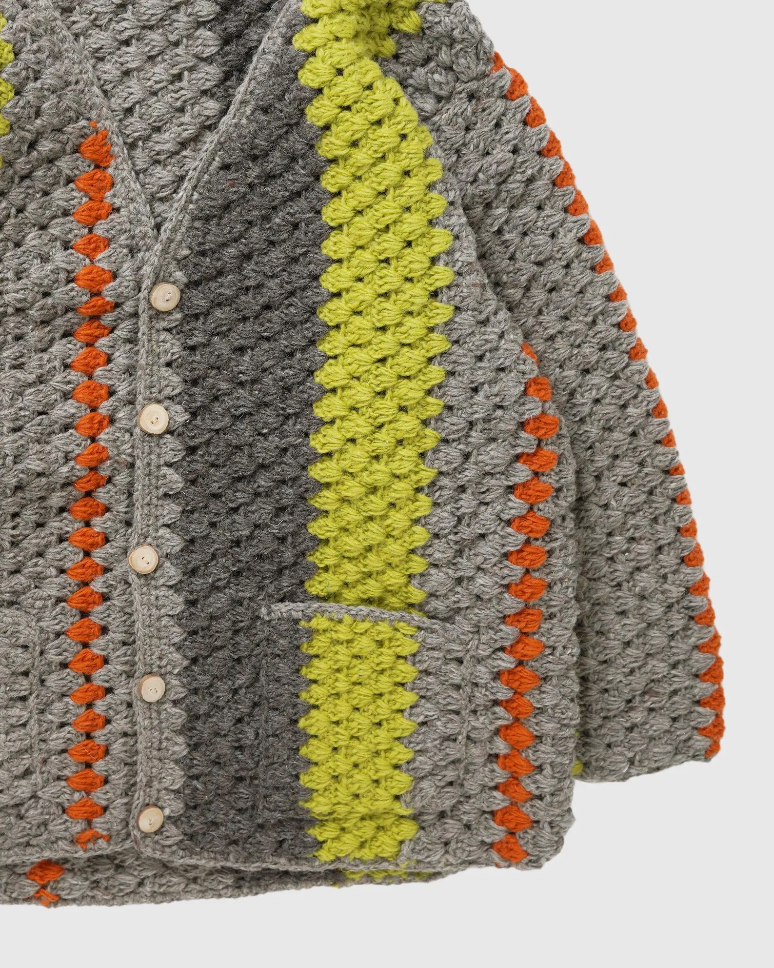 GOHEMP CROCHET Hand Knit Cardigan sold by Anonymous Ism product image thumbnail 2