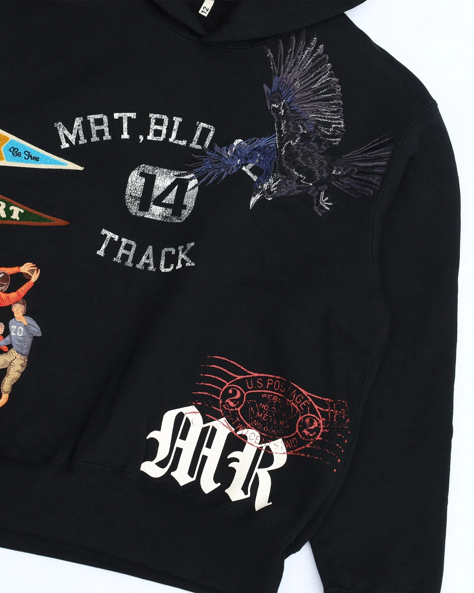 KHOKI - Multi Embroidery Hoodie sold by Anonymous Ism product image thumbnail 3