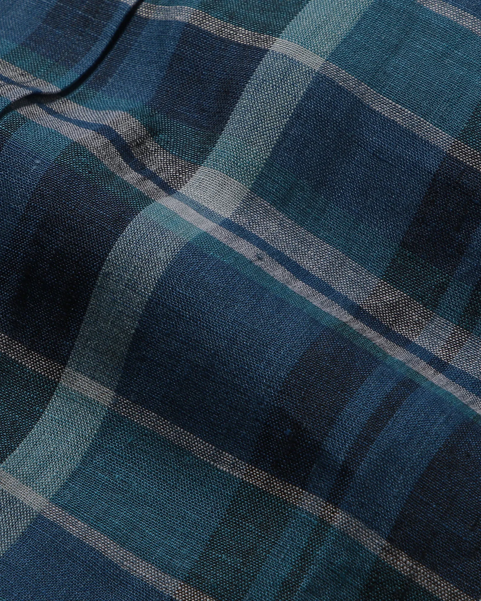 Signature Shirt - Madres Linen - Navy sold by Anonymous Ism product image thumbnail 2