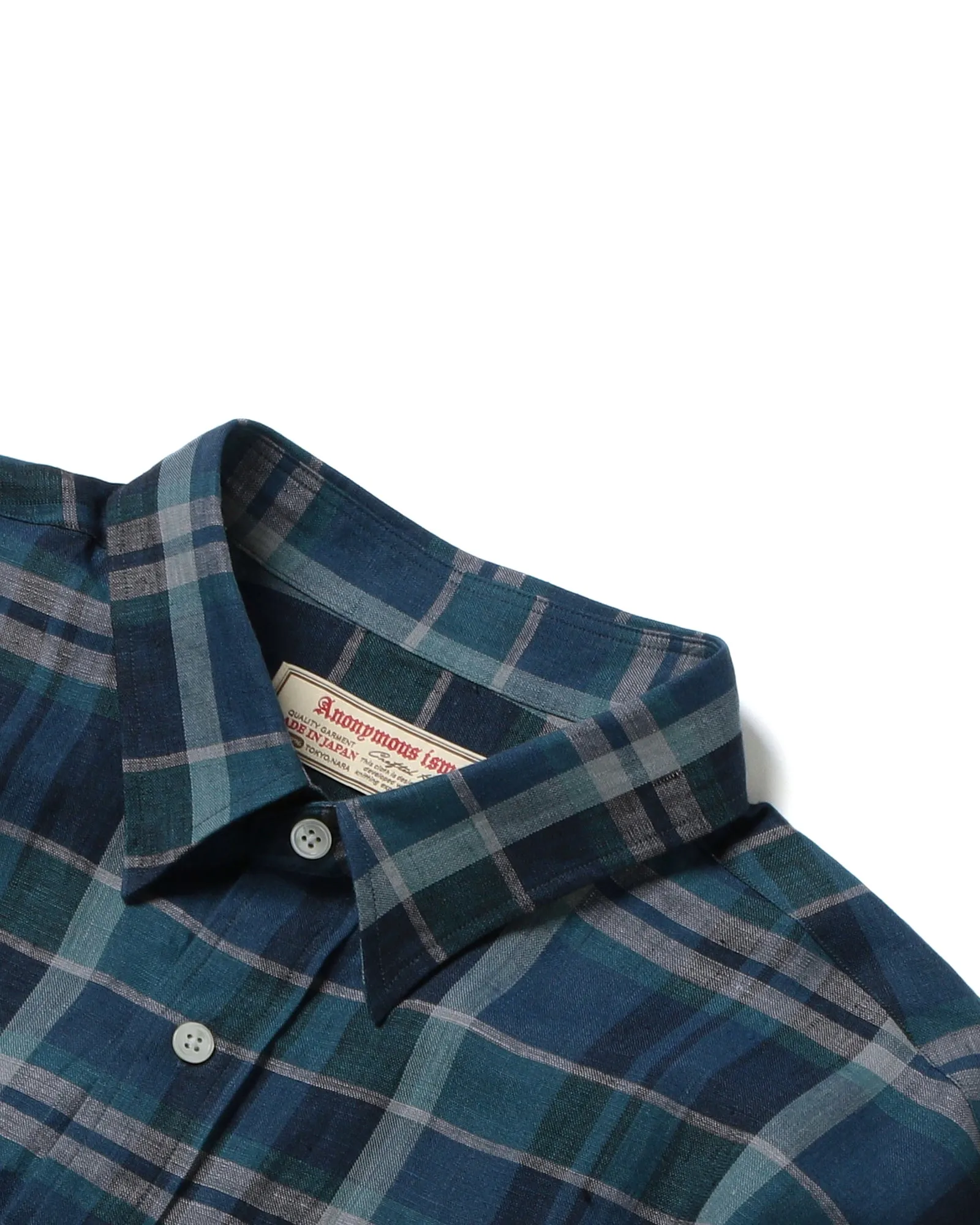 Signature Shirt - Madres Linen - Navy sold by Anonymous Ism product image thumbnail 5
