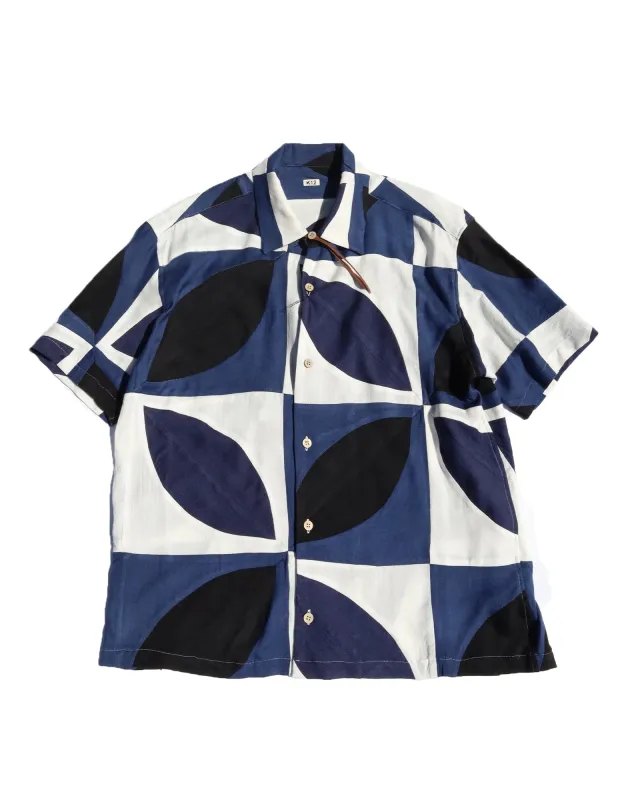 Kaleidoscope Patched Work Shirt sold by Anonymous Ism