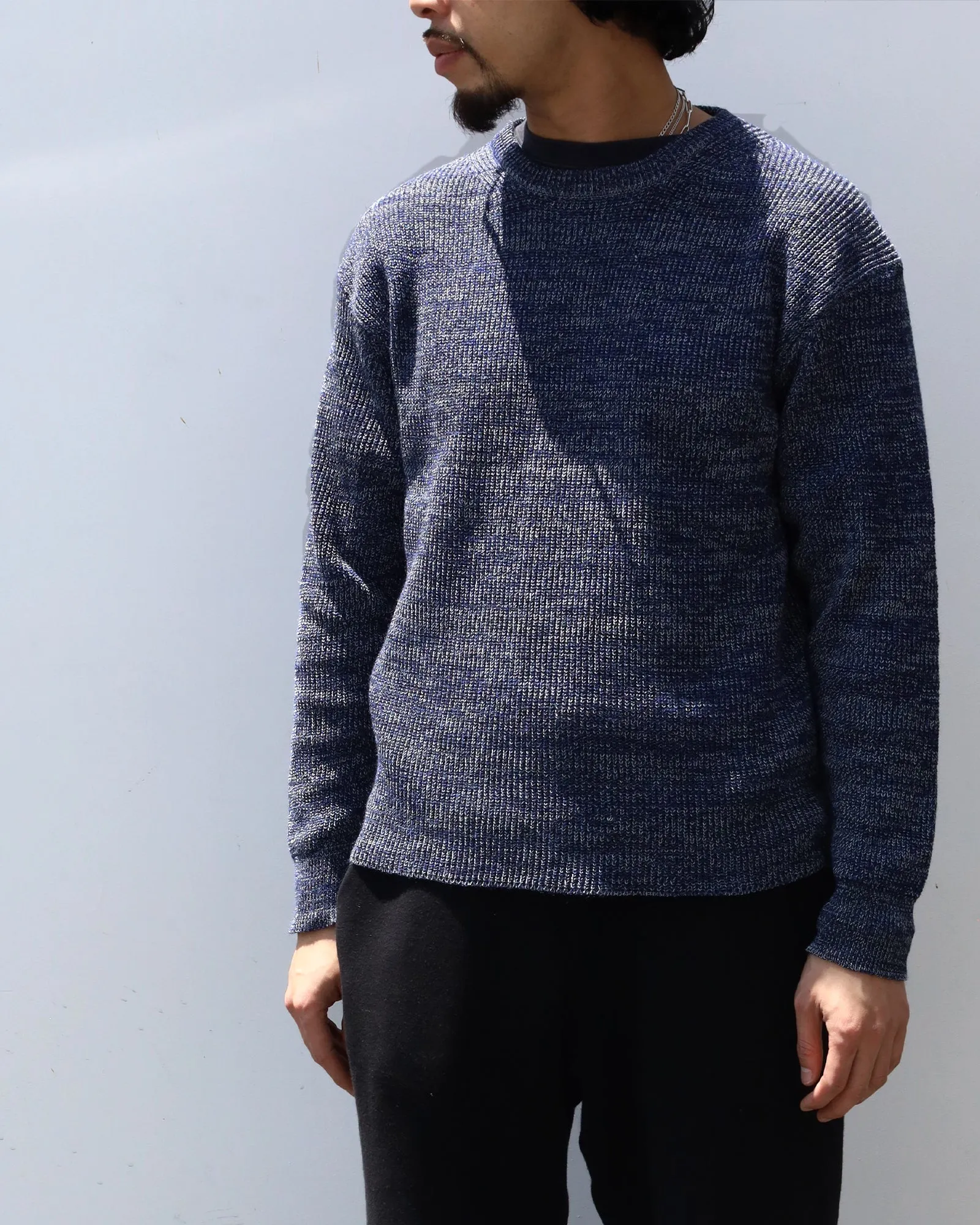 Fine Rib Crew Neck sold by Anonymous Ism product image thumbnail 4