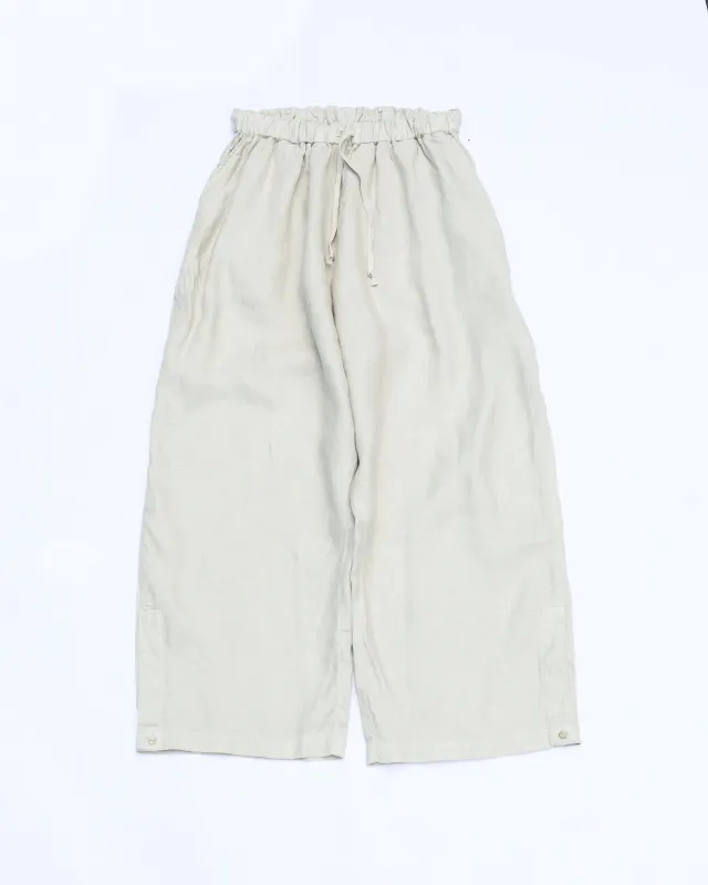 Flax Hemp Side-Slit Pants sold by Anonymous Ism