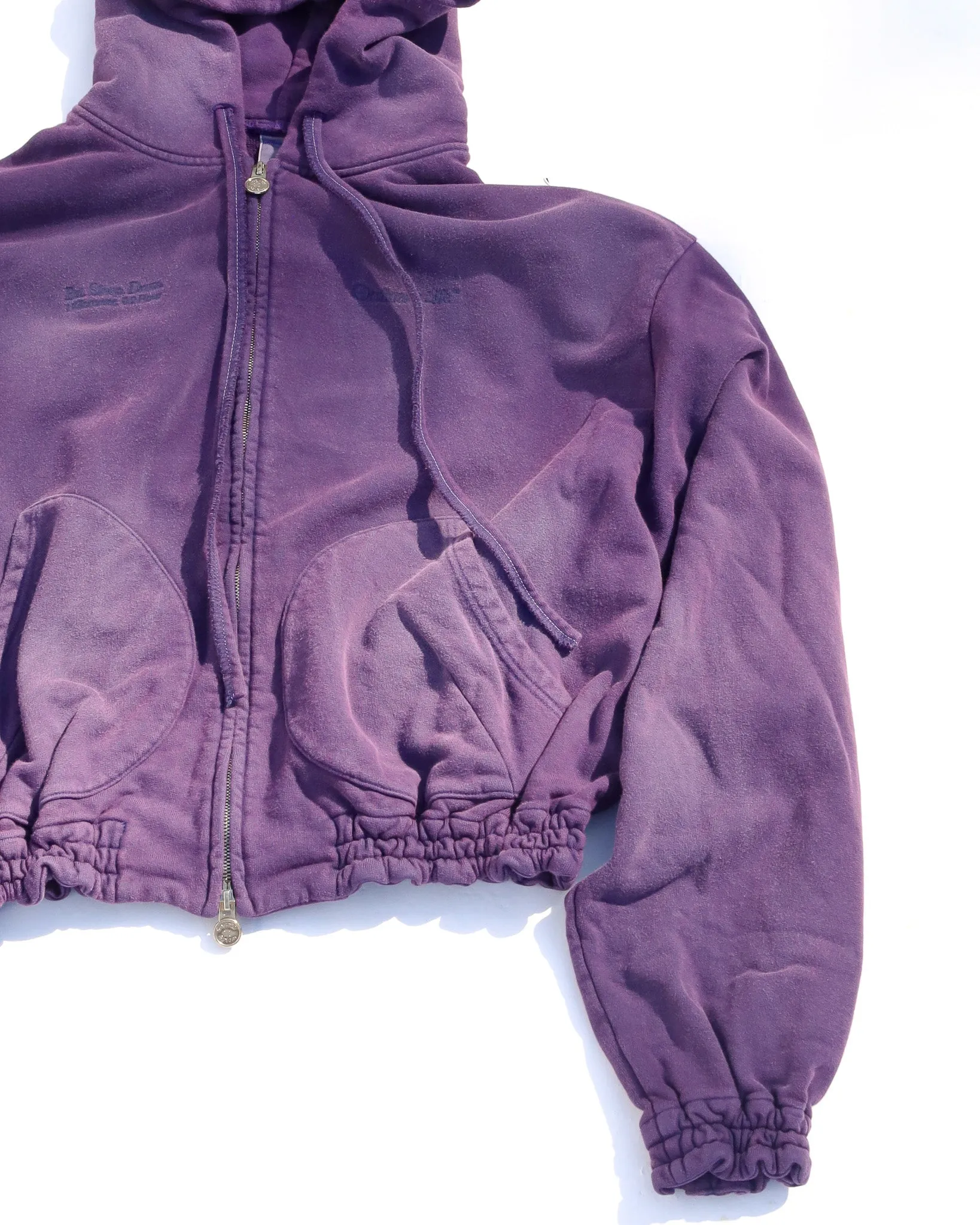 WASHED ZIP HOODIE sold by Anonymous Ism product image thumbnail 4