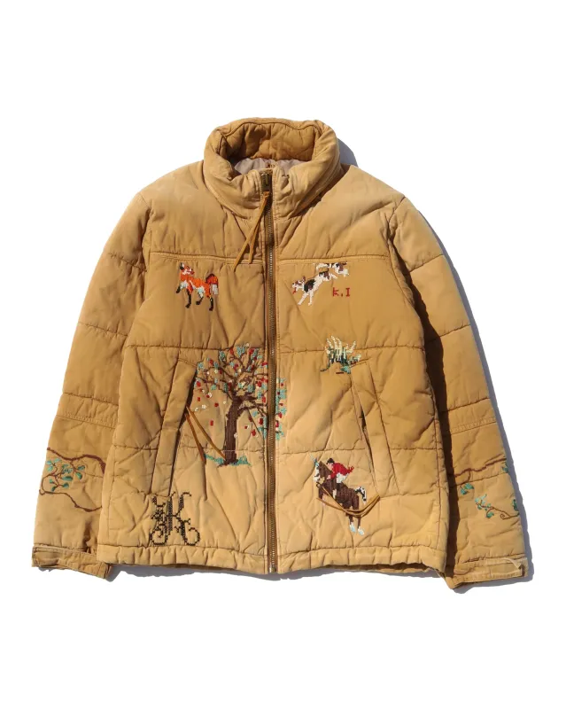 Embroidery Puffed Jacket made by Anonymous Ism