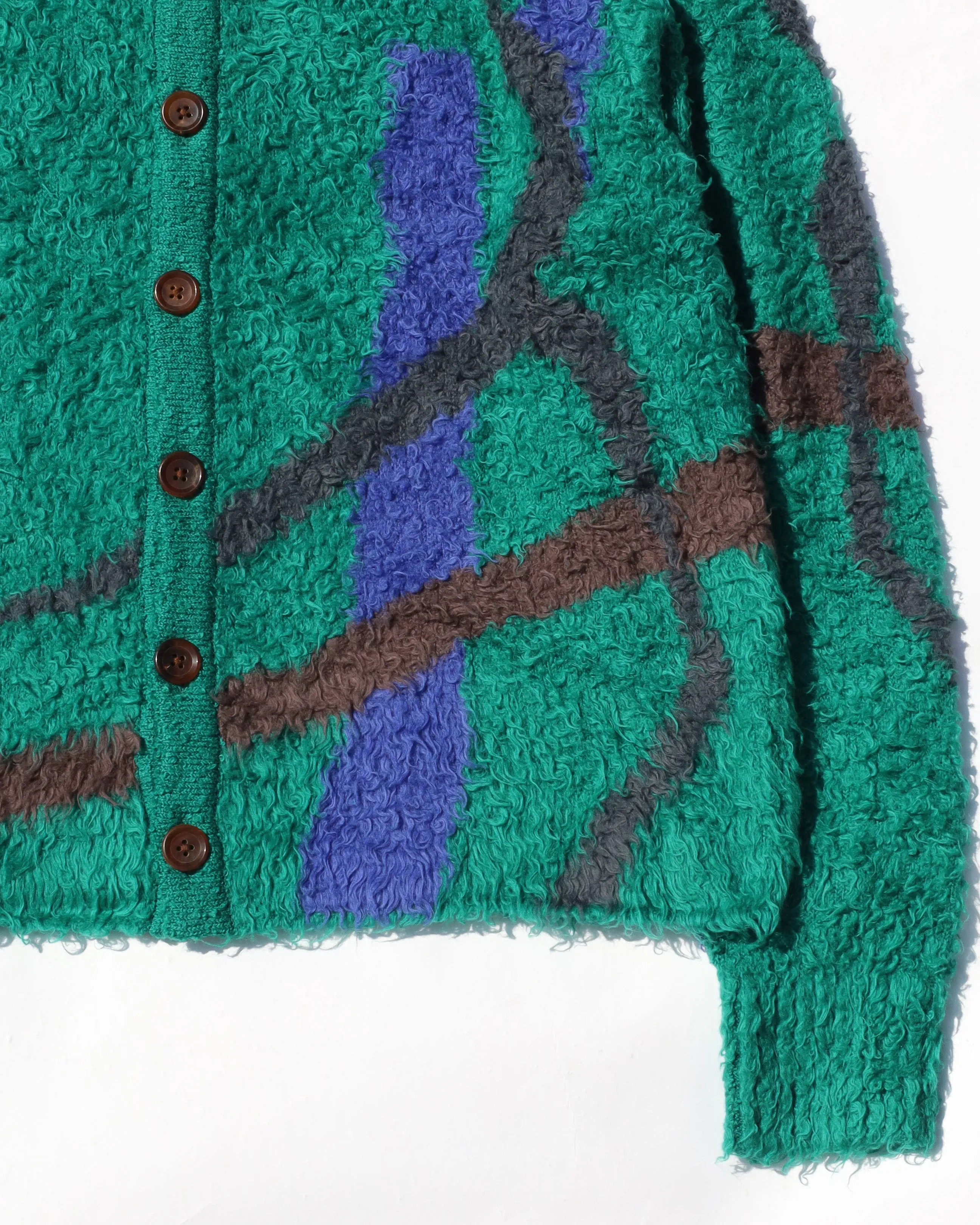 Jacquard Knit Polo Cardigan sold by Anonymous Ism product image thumbnail 4