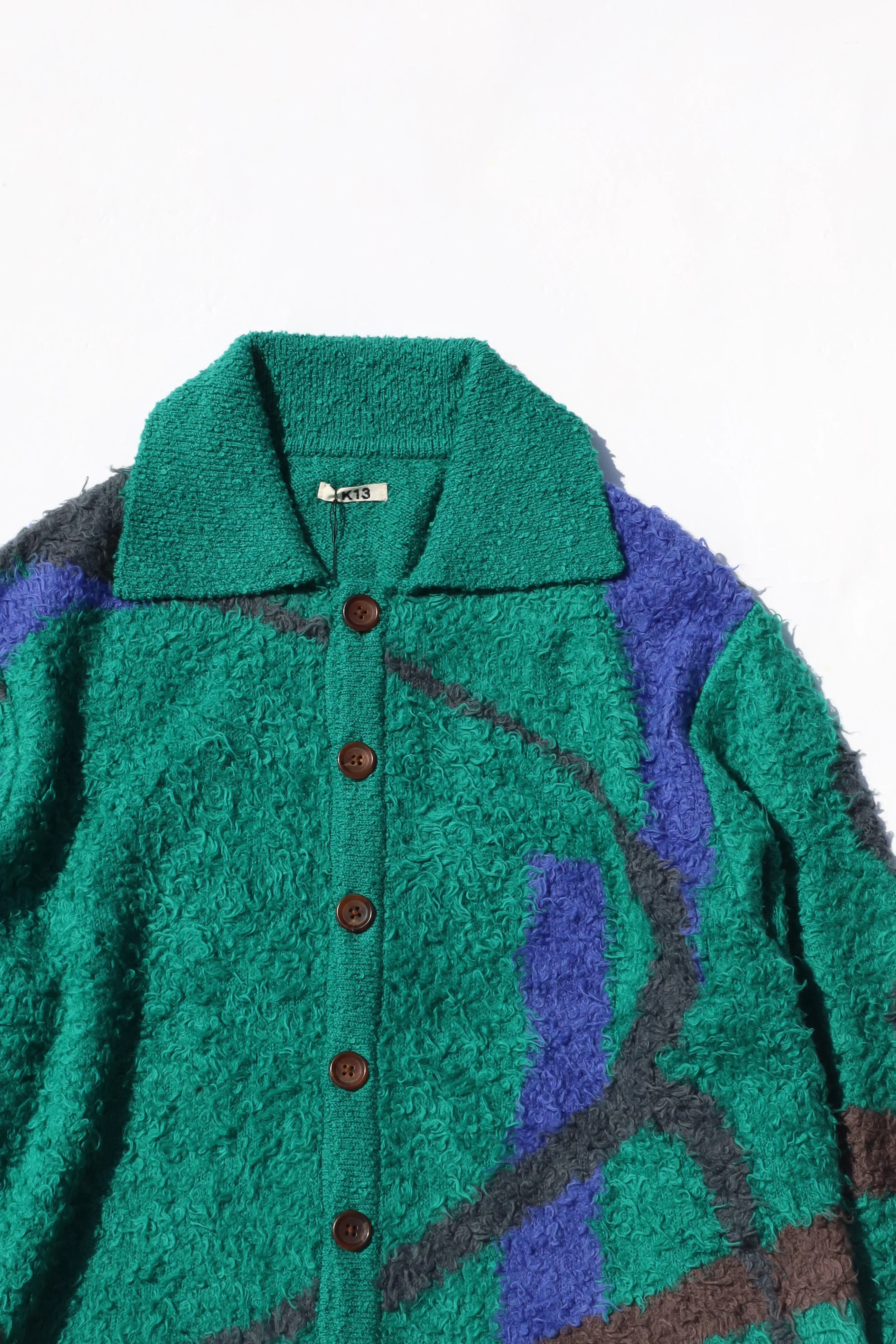 Jacquard Knit Polo Cardigan sold by Anonymous Ism product image thumbnail 3