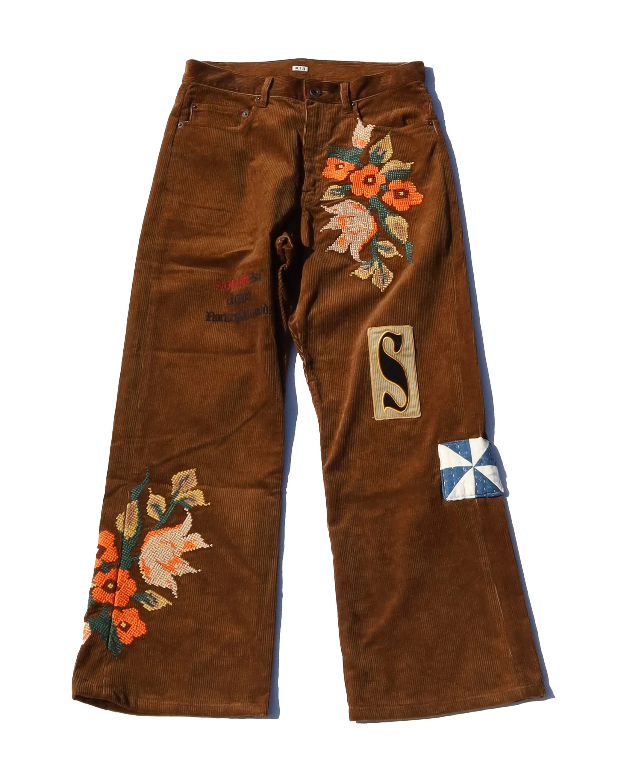 Embroidery Cord Pants sold by Anonymous Ism